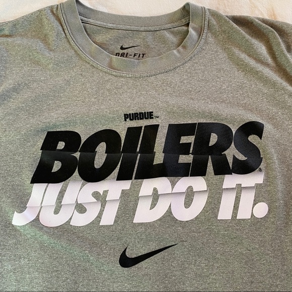 Nike Purdue Boilers Just Do It T-shirt - Picture 2 of 9